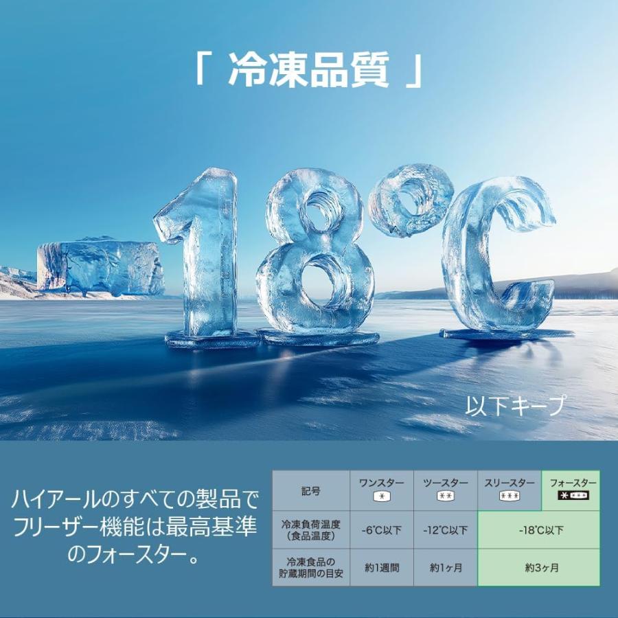 Haier ハイアール 冷凍庫 前開き1ドア 102L 直冷式 JF-HSU10A W