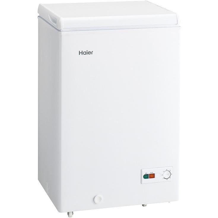 Haier ハイアール 冷凍庫 上開き 100L 直冷式 JF-HSC10A W ホワイト[B 