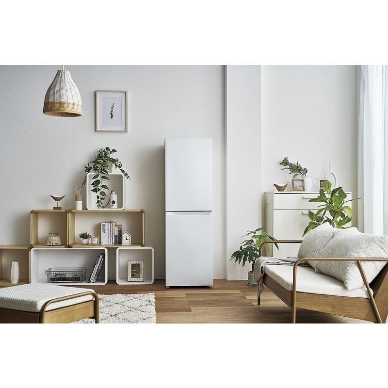 Haier ハイアール 冷蔵庫 右開き2ドア 148L freemee(フリーミー)JR-HS15A W ホワイト「Bエリア限定配送」の画像