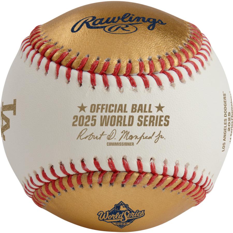 Rawlings ローリングス MLB 2025 ワールドシリーズ 優勝記念球 ロサンゼルスドジャース (キューブ入り) WSBB25CHMP-Rの画像