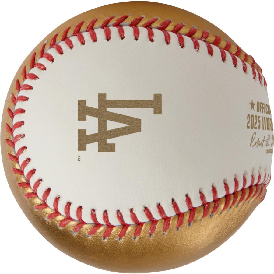 Rawlings ローリングス MLB 2025 ワールドシリーズ 優勝記念球 ロサンゼルスドジャース (キューブ入り) WSBB25CHMP-Rの画像