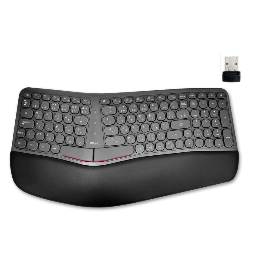 UNIQ ユニーク 2.4GHz無線 エルゴノミクス キーボード K680ERG