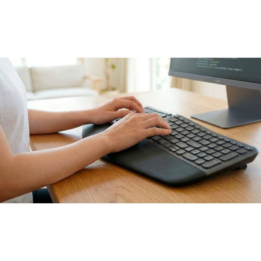 UNIQ ユニーク 2.4GHz無線 エルゴノミクス キーボード K680ERG