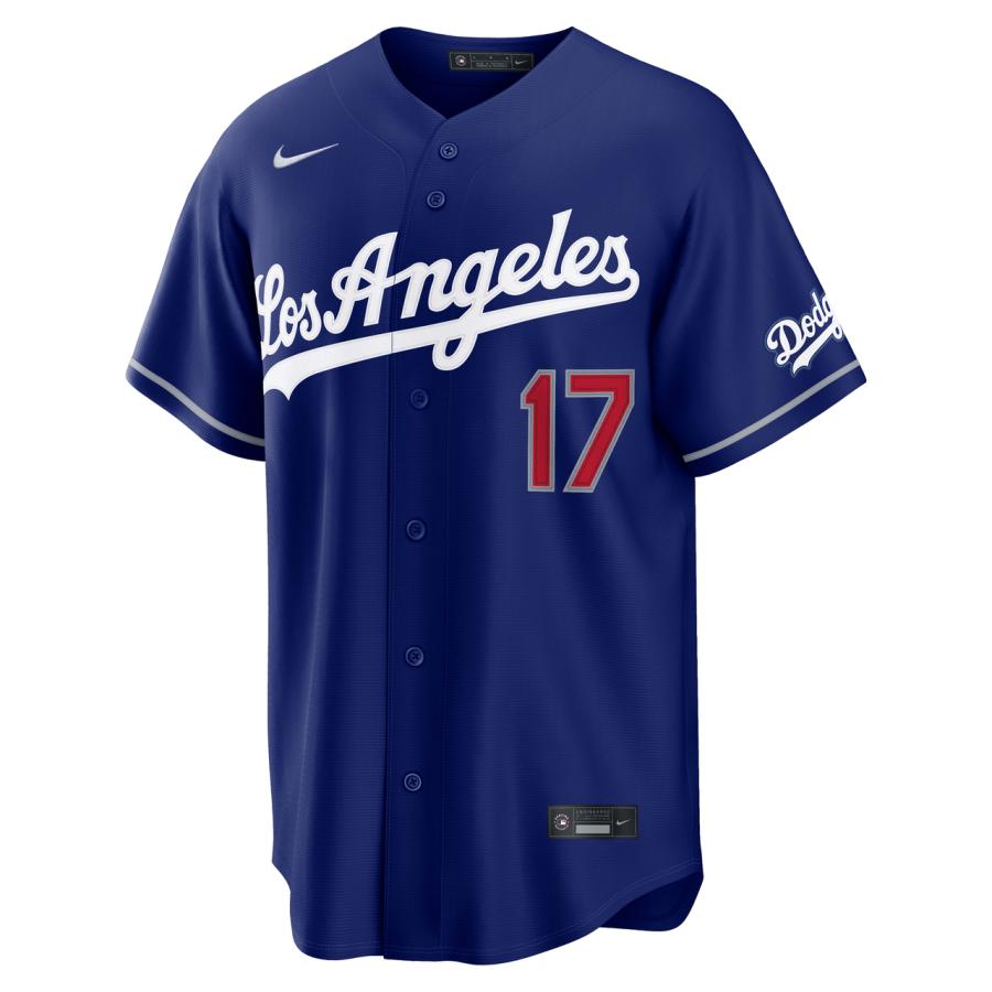 Nike Dodgers ユニフォーム 大谷翔平青L NIKE ナイキ 大谷翔平 スタジアムジャージ ドジャース オルタネイト