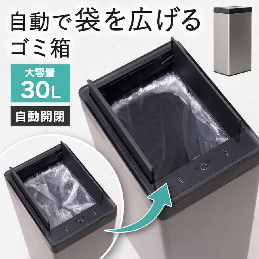 THANKO サンコー 袋を自動で広げるゴミ箱「PITA BOX」30L SBTG26SSL
