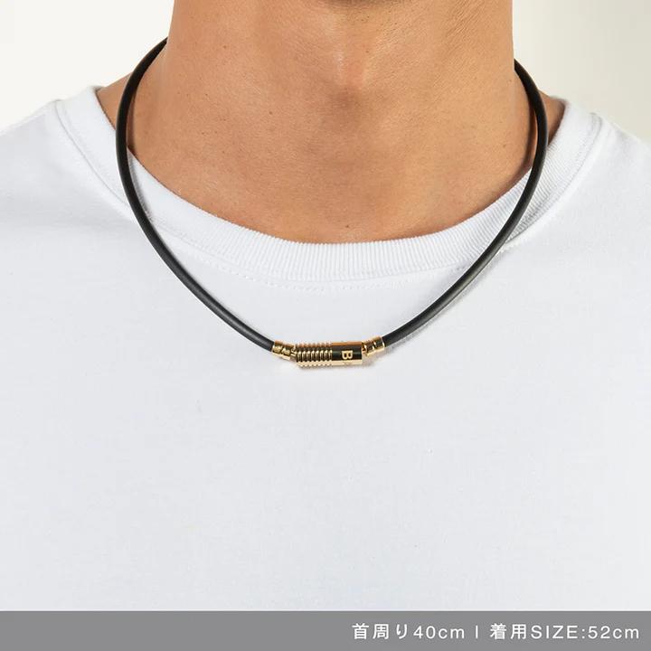 BANDEL バンデル ネックレス ブラック/ゴールド STACK スタック Black×Gold 磁気ネックレス – BANDEL®︎｜公式