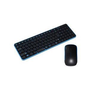 ユニーク 【静音仕様！】ワイヤレスマウスキーボードセット ブラック