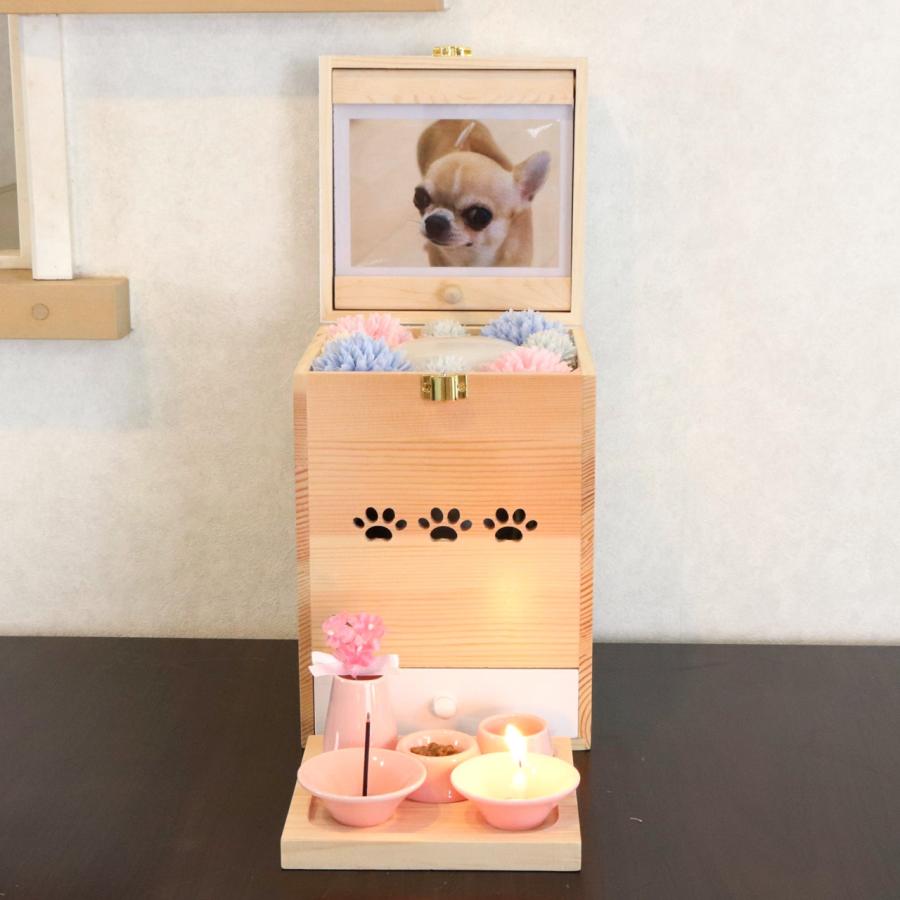 ミムゴ 【代引不可】Angel Box 天使のボックス型仏壇 【ナチュラル】 5210の画像