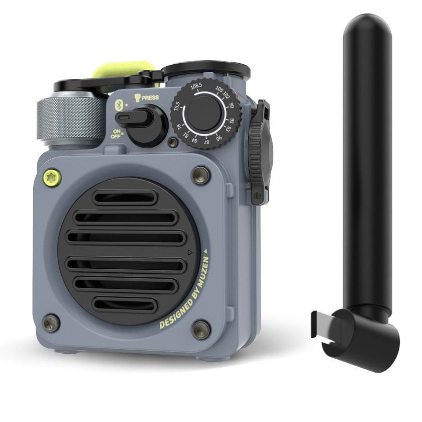 MUZEN ミューゼン MW-PVXI3GY Wild Mini 第3世代 Bluetoothスピーカー