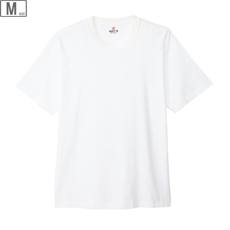 Hanes ヘインズ 【メンズ】BEEFY-T クルーネックTシャツ 【ホワイト