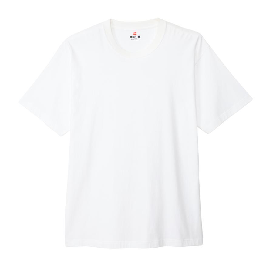 Hanes ヘインズ 【メンズ】BEEFY-T クルーネックTシャツ 【ホワイト