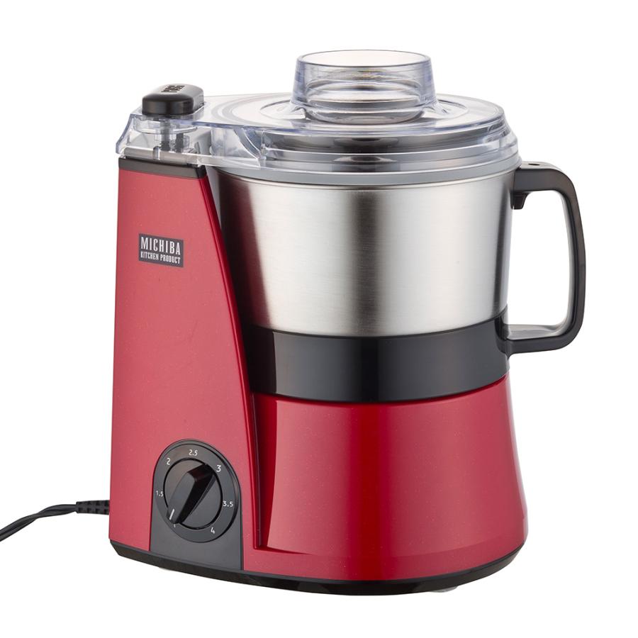 MICHIBA フードプロセッサー レッド MB-MM56RD(1台) YAMAMOTO 山本電気 MB-MM56RD MICHIBA KITCHEN PRODUCT フード