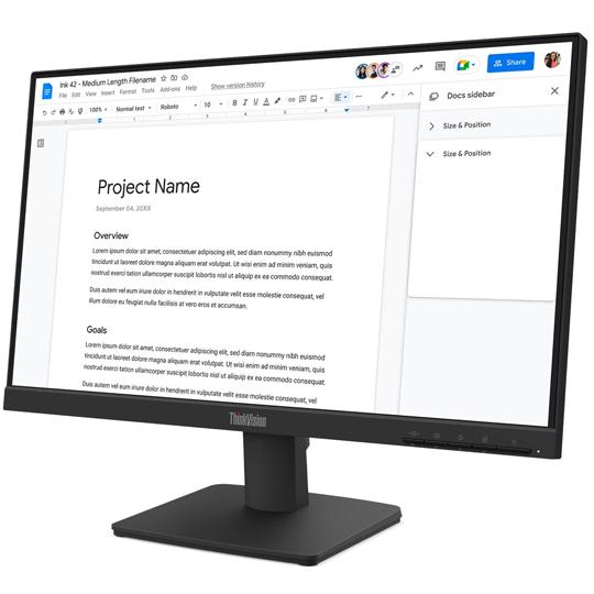 Lenovo レノボ フルHD対応 21.5型ワイド液晶ディスプレイ ThinkVision