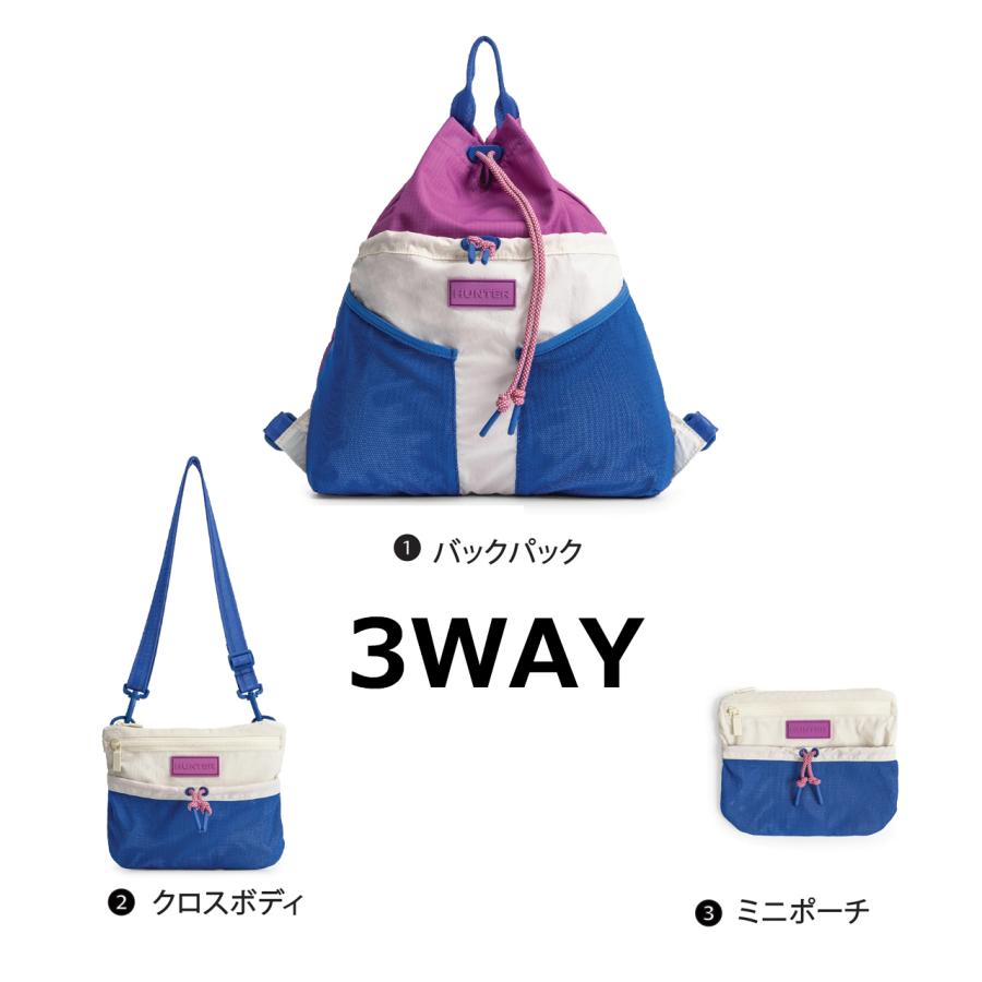 HUNTER ハンター トラベル マルチファンクション パッカブル バックパック【CWF】【8.5L】3WAY はっ水リュック UBB7125NRS_1