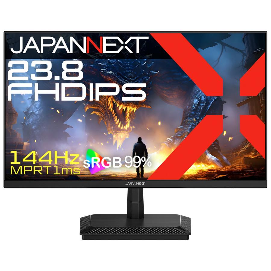 JAPANNEXT ジャパンネクスト IPSパネル採用 フルHD対応23.8型ワイド