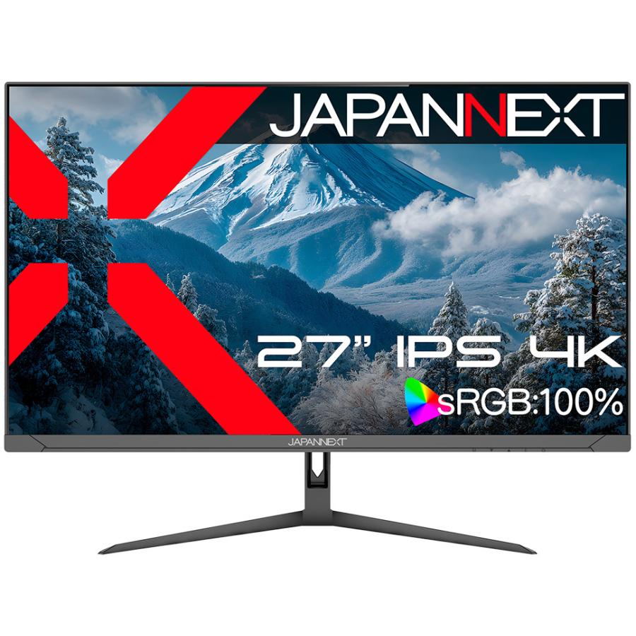 JAPANNEXT ジャパンネクスト IPSパネル採用 4K対応 27型液晶