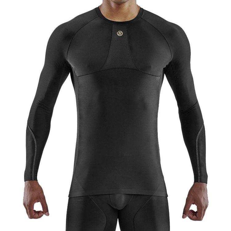 SKINZ スキンズ 【メンズ】シリーズ5 トップ ロングスリーブ 【ブラック】【50XL】 18121510の画像