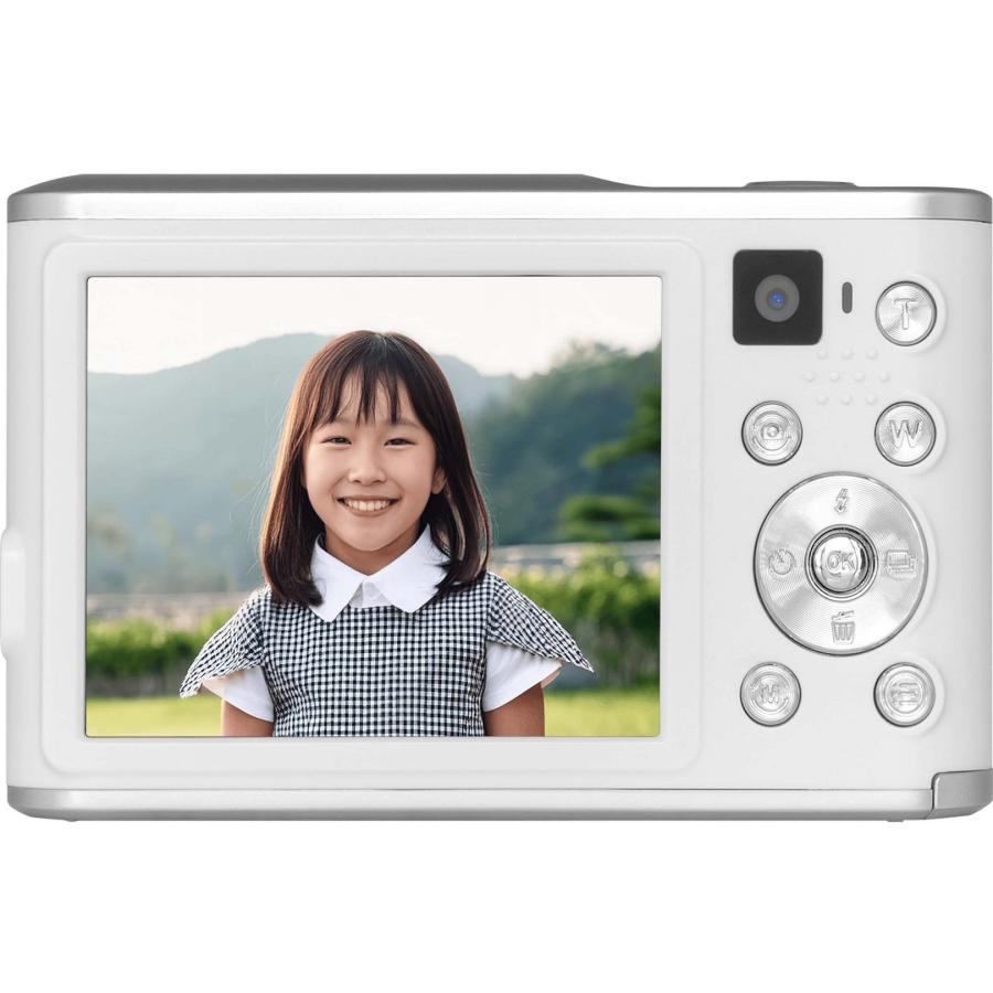 aiwaデジタル コンパクトデジタルカメラ aiwa cam DCB ホワイト JA4