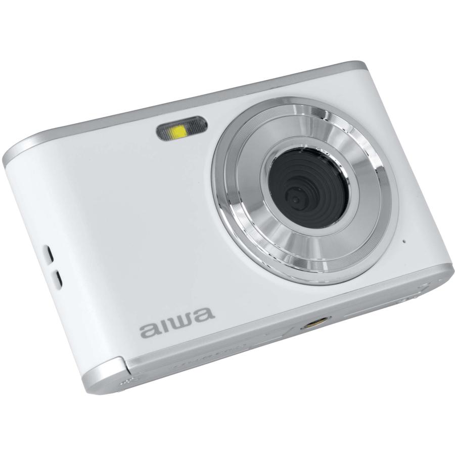 aiwaデジタル コンパクトデジタルカメラ aiwa cam DCB ホワイト JA4