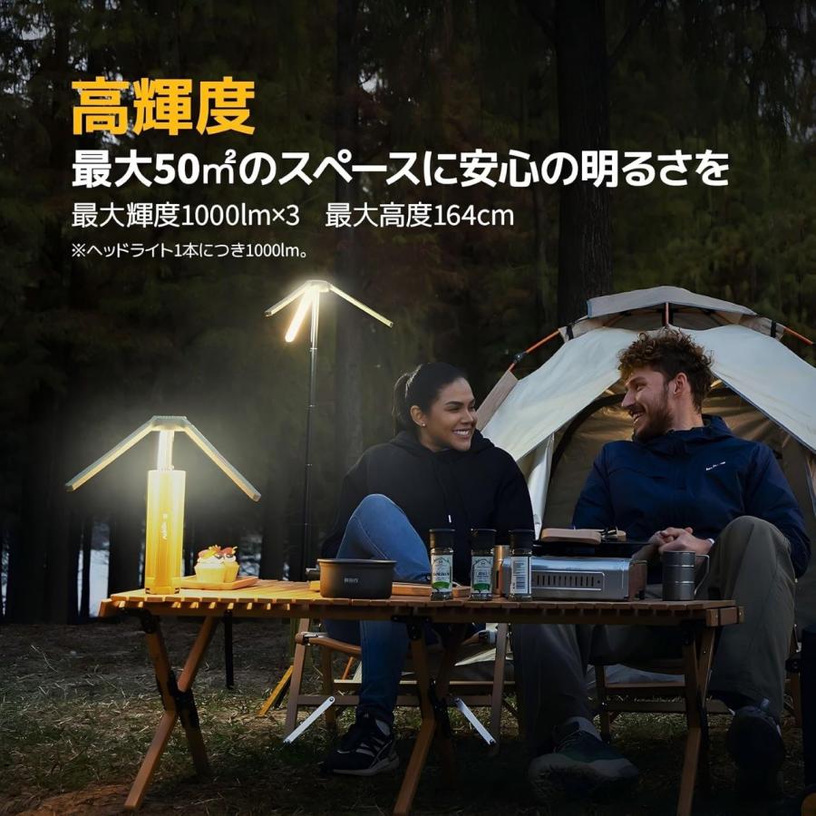 ISSYZONE JAPAN BougeRV 伸縮式折りたたみキャンプライト キャンプ