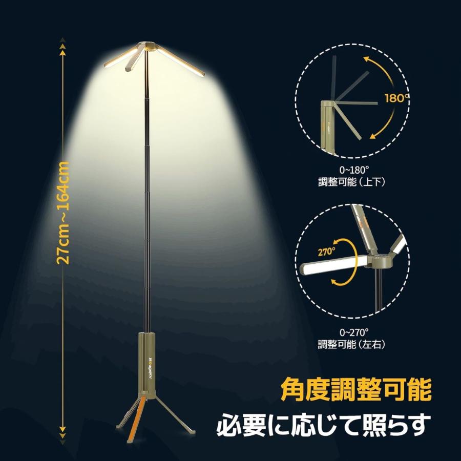 ISSYZONE JAPAN BougeRV 伸縮式折りたたみキャンプライト キャンプ