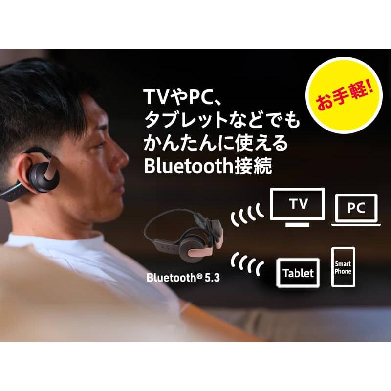 aiwaデジタル 開放型ワイヤレスヘッドホン Butterfly NEO HPB-SW20