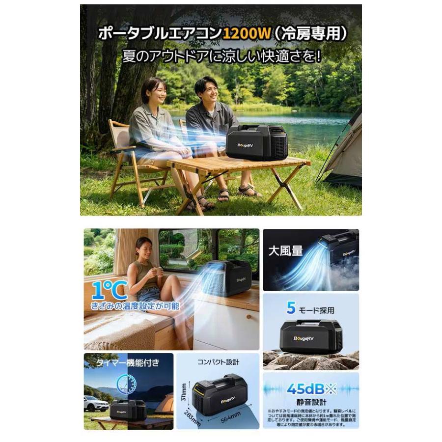 ISSYZONE JAPAN BougeRV ポータブルエアコン1200W（冷房専用