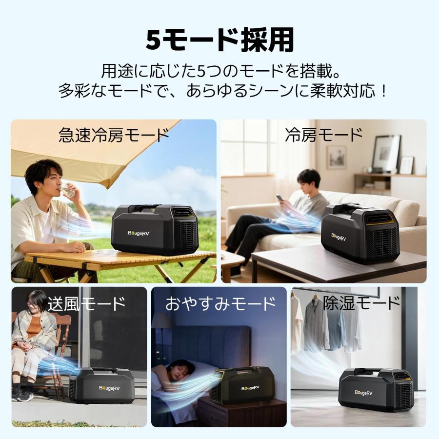ISSYZONE JAPAN BougeRV ポータブルエアコン1200W（冷房専用