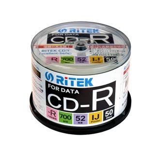 RiTEK ライテック  CD-R700EXWP.50RT C データ用CD-R 50枚入りスピンドルケース
