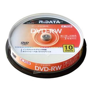 Ri-JAPAN/アールアイジャパン  DVD-RW4.7G. PW10SP A　DATA記録用　DVD-RW(スピンドルケース/10PCS)｜murauchi