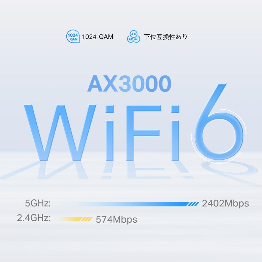TP-Link ティーピーリンク 5G対応 メッシュWi-Fi 6 ホームルーター