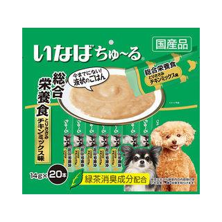 INABA いなばペットフード  いなばちゅ〜る 総合栄養食 とりささみ チキンミックス味 14g×20本｜murauchi