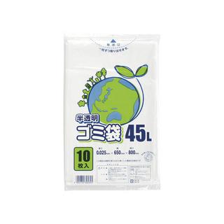 注目 シモジマ Ldポリ 025e 45l 半透明 半透明ゴミ袋 10枚入 Rmladv Com Br