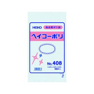 SHIMOJIMA シモジマ  HEIKO ヘイコー ポリ規格袋 ヘイコーポリ No.408 紐なし 006617800