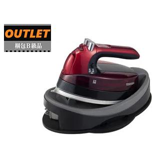 TOSHIBA 東芝 【梱包B級品】TA-FLW800(R) コードレススチームアイロン (グランレッド) TOSHIBA（東芝） 【梱包B級品】TA-FLW800(R) コードレススチーム