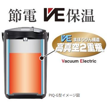 タイガー（TIGER） タイガー魔法瓶 PIQ-G220-WC クールホワイト VE電気
