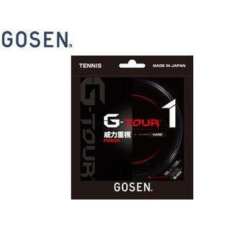 GOSEN/ゴーセン  TSGT11BK G-TOUR1 16L テニス ガット （ブラック）｜murauchi