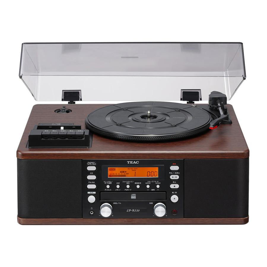 TEAC（ティアック） 当店在庫限り LP-R520 ターンテーブル/カセット