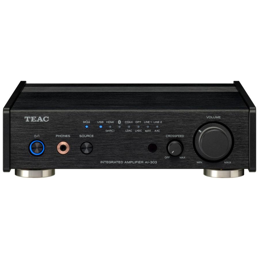 TEAC（ティアック） AI-303-B ブラック USB DAC/ステレオプリメイン