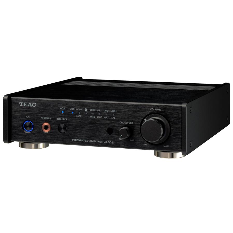 TEAC（ティアック） AI-303-B ブラック USB DAC/ステレオプリメイン