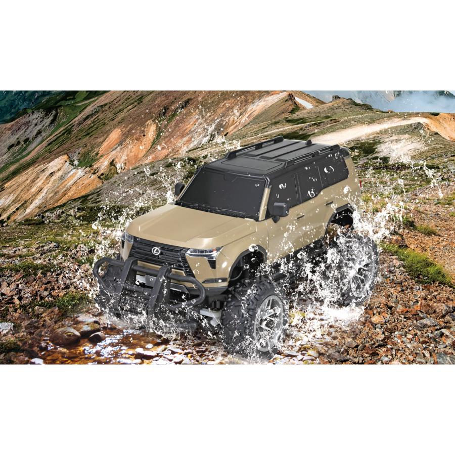 ハピネット 水たまりも走れる!丸洗いOK! 1/20 R/C LEXUS GX550 ハピネット 水たまりも走れる!丸洗いOK! 1/20 R/C LEXUS GX550