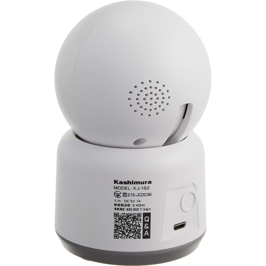 Kashimura カシムラ NKJ-182 スマートホームカメラ 首振 : murauchi.co