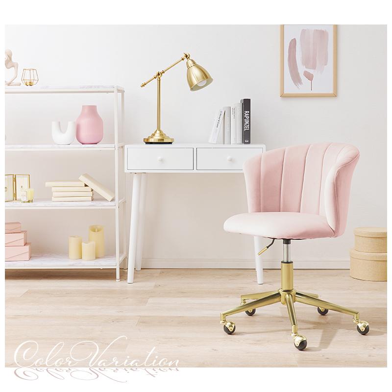 萩原 ハギハラ チェア Elegant Office Chair ピンク  LHC-4760PIの画像