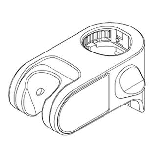 TOTO トートー シャワーハンガー(角度調節式、スライドバー用) THC76