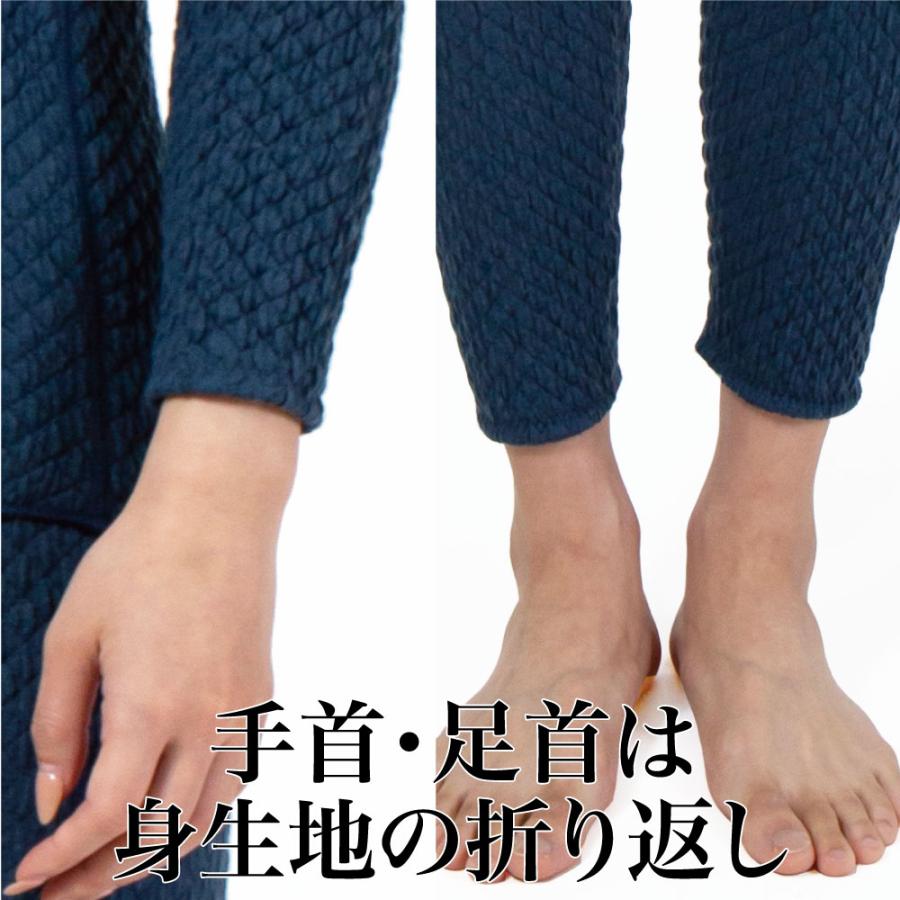 健繊 ケンセン 【メンズ】ひだまりチョモランマ ズボン下 【ネイビー】【LLサイズ】 QMS953の画像