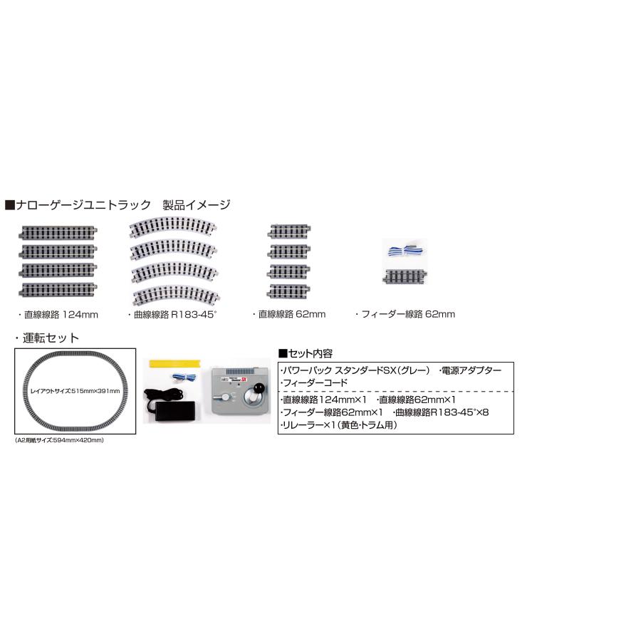 KATO カトー ナローゲージ ユニトラック 運転セット 52-850 : murauchi