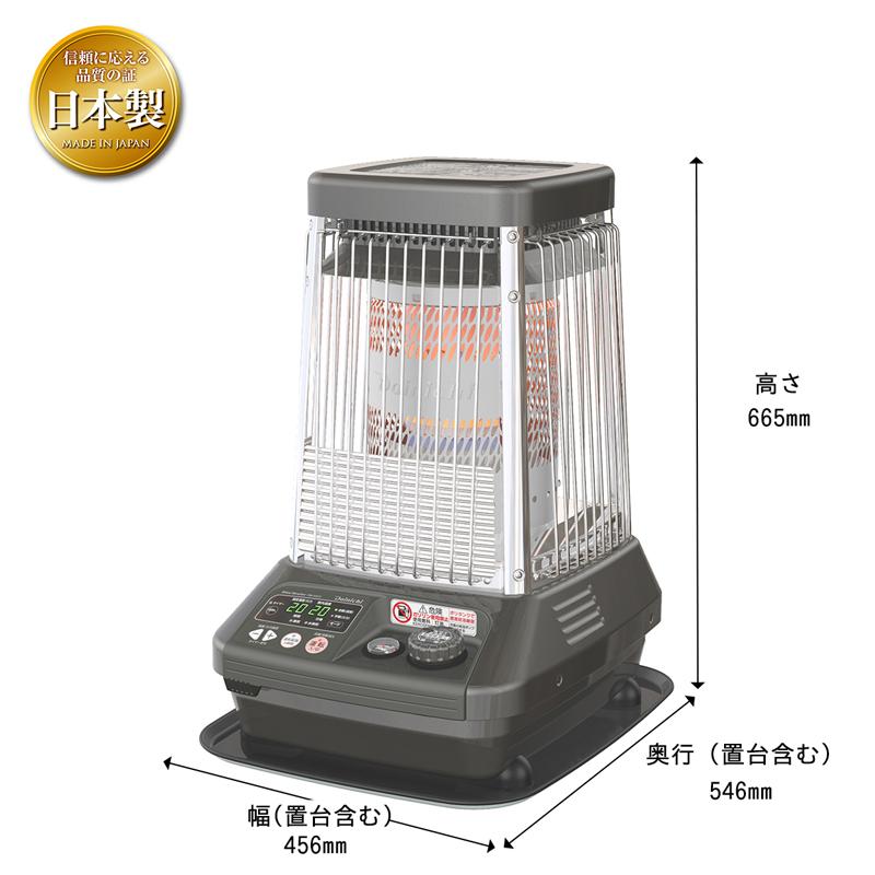 DAINICHI ダイニチ工業 FM-10C3 石油ストーブＦＭシリーズ 【2025年モデル】メタリックグレーの画像