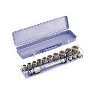 TONE/トネ インパクト用ソケットセット(メタルトレー付) 15pcs NV4132 