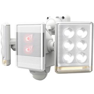 musashi/ムサシ RITEX/ライテックス 9W×2灯 フリーアーム式 LEDセンサーライト リモコン付 LED-AC2018 防犯アラーム、センサー