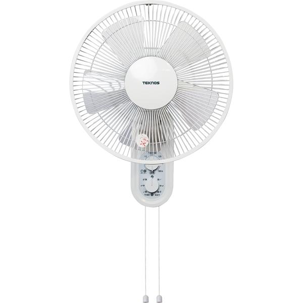 TEKNOS テクノス 扇風機 壁掛け ACモーター 20cm5枚羽根 メカ式 本体